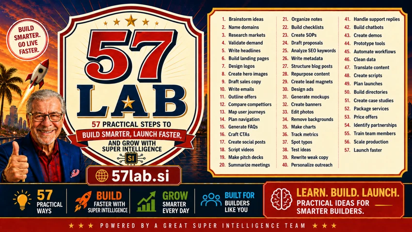 57Lab website hero artwork